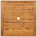 vidaXL Ensemble à manger de jardin pliable 3 Pièces Bois d'acacia solide