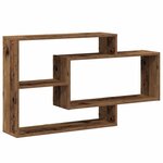 vidaXL Étagère murale vieux bois 104x20x58 5 cm bois d'ingénierie