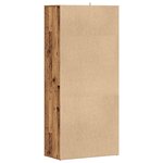 vidaXL Armoire à chaussures vieux bois 80x39x178 cm bois d'ingénierie