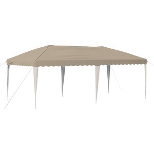 vidaXL Tente de fête pop-up 575 x 290 x 245 cm Crème