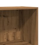 vidaXL Bibliothèque chêne artisanal 40x30x114 cm bois d'ingénierie