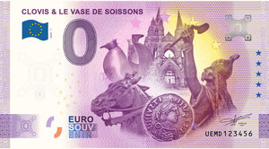 France 0 Euro Souvenir - Clovis et le vase de Soissons - 2026