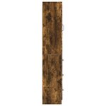 vidaXL Ensemble de Meubles 2 Pièces Chêne fumé 33 x 34 5 x 87 cm