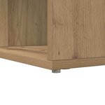 vidaXL Bureau d'angle chêne artisanal 101.5 x 149.5 x 149.5 cm