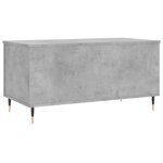 vidaXL Table basse Gris béton 90x44 5x45 cm Bois d'ingénierie