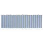vidaXL Auvent Rétractable Rayé Bleu et blanc 350 x 200 cm Tissu  métal