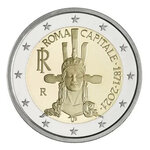 2 euros commémorative Italie 2021 - Rome.