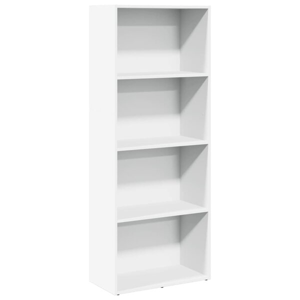 vidaXL Bibliothèque blanc 60x30x152 cm bois d'ingénierie
