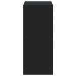 vidaXL Bibliothèque noir 68 5x32x75 cm bois d'ingénierie