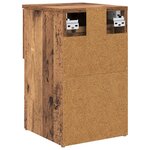vidaXL Armoire de lit Bois ancien 29 x 31 5 x 49 cm Bois d'ingénierie