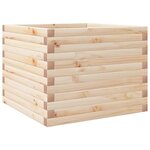 vidaXL Jardinière 60x60x45 5 cm bois de pin massif