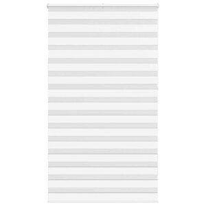 vidaXL Store zèbre blanc 120x230 cm largeur du tissu 115 9cm polyester