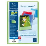 Protège-documents En Polypropylène Semi Rigide Kreacover® Chromaline 40 Vues - A4 - Couleurs Assorties - Exacompta