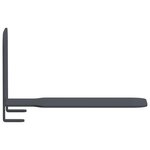 vidaXL Étagère Flottante Invisible 4 pc Anthracite 6 x 11 x 6 5 cm