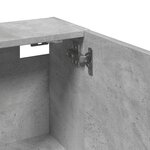 vidaXL Armoire de salle de bain murale Gris béton 32x20x67 cm