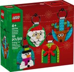 LEGO Saisonnier – Sélection de décorations de Noël 40744  4 ornements dès 6 ans