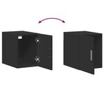 vidaXL Armoire murale noir 30x42 5x40 cm bois d'ingénierie