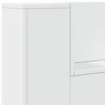 vidaXL Armoire tête de lit avec LED blanc 100x16 5x103 5 cm