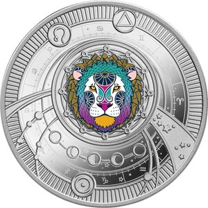 Pièce de monnaie en Argent 500 Francs g 10 Millésime 2025 Zodiac Signs 2025 LEO