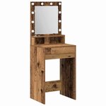 vidaXL Coiffeuse Bois Ancien 50 x 41 x 135 cm Bois d'ingénierie