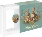 Pièce de monnaie en Argent 1 Dollar g 16.81 Millésime 2025 EASTER EGG