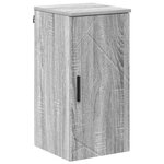 vidaXL Ensemble de mobilier de salle de bain 5 Pièces Gris Sonoma