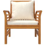 Salon de jardin meuble d'extérieur ensemble de mobilier 5 pièces avec coussins bois massif d'acacia 02_0016366
