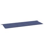 vidaXL Coussin de banc de jardin bleu marine 150x50x4 cm tissu oxford