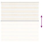 vidaXL Store zèbre beige marbré largeur du tissu 135 9 cm polyester