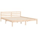 vidaXL Cadre de lit sans matelas bois massif