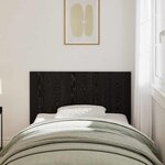 vidaXL Tête de lit Montage mural Chêne noir Bois d'ingénierie