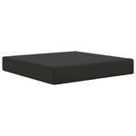 vidaXL Coussin de canapé d'extérieur Noir 60 x 60 x 8 cm Polyester