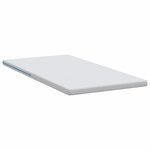vidaXL Surmatelas Blanc 100 x 200 cm Tissu jacquard
