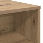vidaXL Table basse Chêne artisanal 100 x 50 x 40 cm Bois d'ingénierie