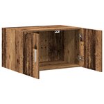 Meuble mural vidaXL en bois vieilli 70x42 5x40 cm en bois aggloméré