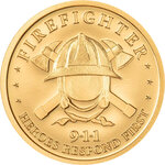 Monnaie FIREFIGHTER First Responders 1 g Or 10$ Cook Islands 2026 (PRÉCOMMANDE)