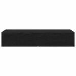 vidaXL Étagère murale avec tiroirs noir 100x36x19 cm bois d'ingénierie
