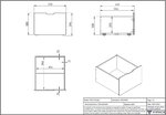 2 tiroirs de rangement pour lit gris