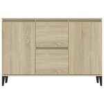 vidaXL Buffet chêne sonoma 104x35x70 cm bois d'ingénierie