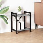 vidaXL Étagère Sonoma gris 40 x 30 x 50 cm Bois d'ingénierie