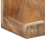 vidaXL Casier à bouteilles pour 5 bouteilles Bois de manguier massif