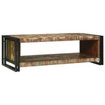 vidaXL Table basse Marron 120 x 50 x 38 cm bois de récupération massif