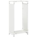 vidaXL Portant de bois chauffage blanc 44x28x90 cm