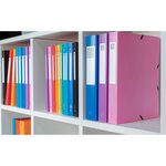Boite De Classement Exabox Dos 25mm Polypropylène 7/10e Opak - A4 - Rouge - X 8 - Exacompta
