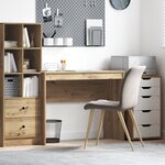 vidaXL Bureau d'écriture Chêne artisanal Bois d'ingénierie