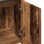 vidaXL Armoire lavabo de salle de bain vieux bois 60x33x60 cm
