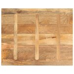 vidaXL Dessus de table 90x80x3 8 cm rectangulaire bois massif manguier