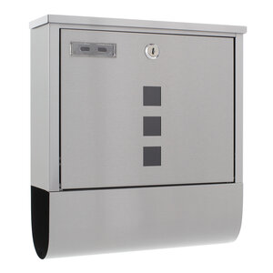Profirst mail pm 750 boîte aux lettres en acier inoxydable