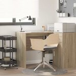 vidaXL Bureau Chêne sonoma 102 x 50 x 75 cm Bois d'ingénierie