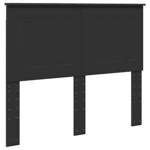 vidaXL Tête de lit Chêne noir 120 cm Bois d'ingénierie